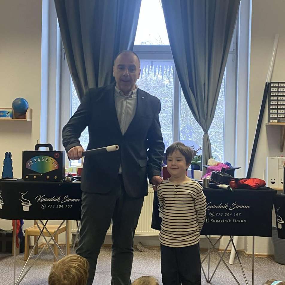 Interaktivní kouzelnické vystoupení ve školce v Ústeckém kraji